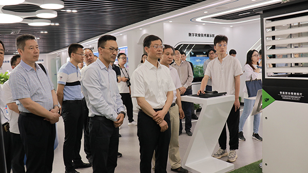 谢建华主任一行还参观了草莓视频软件下载智慧展厅 谢建华主任一行还参观了草莓视频软件下载智慧展厅